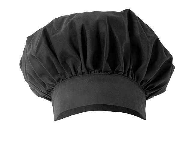 [404001_U_00] 404001 Gorro Cocina Francés (00-NEGRO)