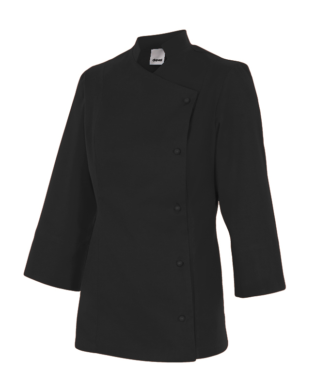 [MELISA_36_00] MELISA Chaqueta Cocina Ml Mujer (_36, 00-NEGRO)