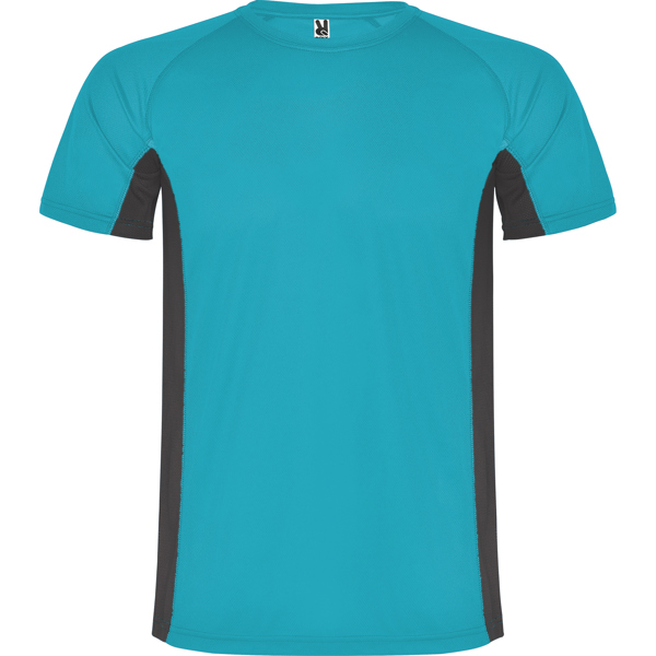 [CA6595011246] Camiseta Shanghai (1246 - Turquesa/Plomo Oscuro, S)