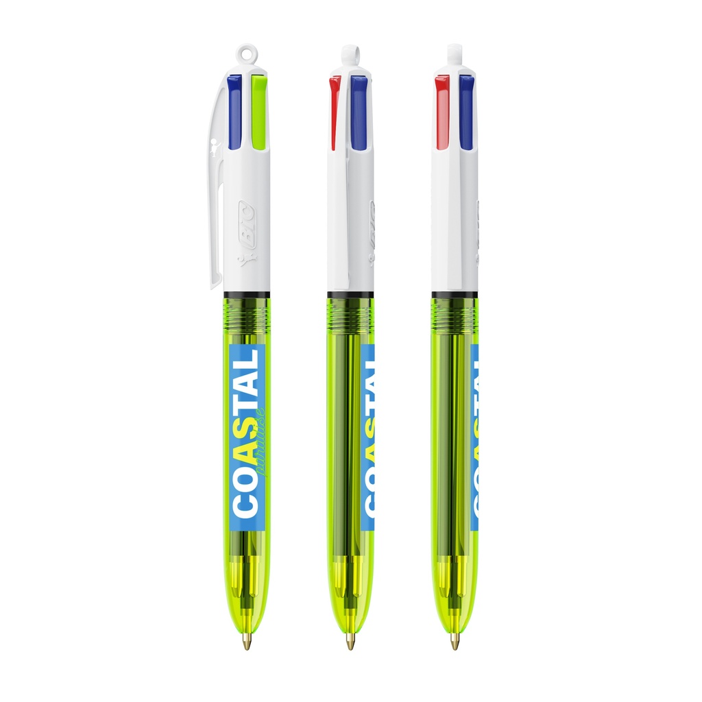 [3460001114] Bolígrafo BIC® 4 Colours Fluo