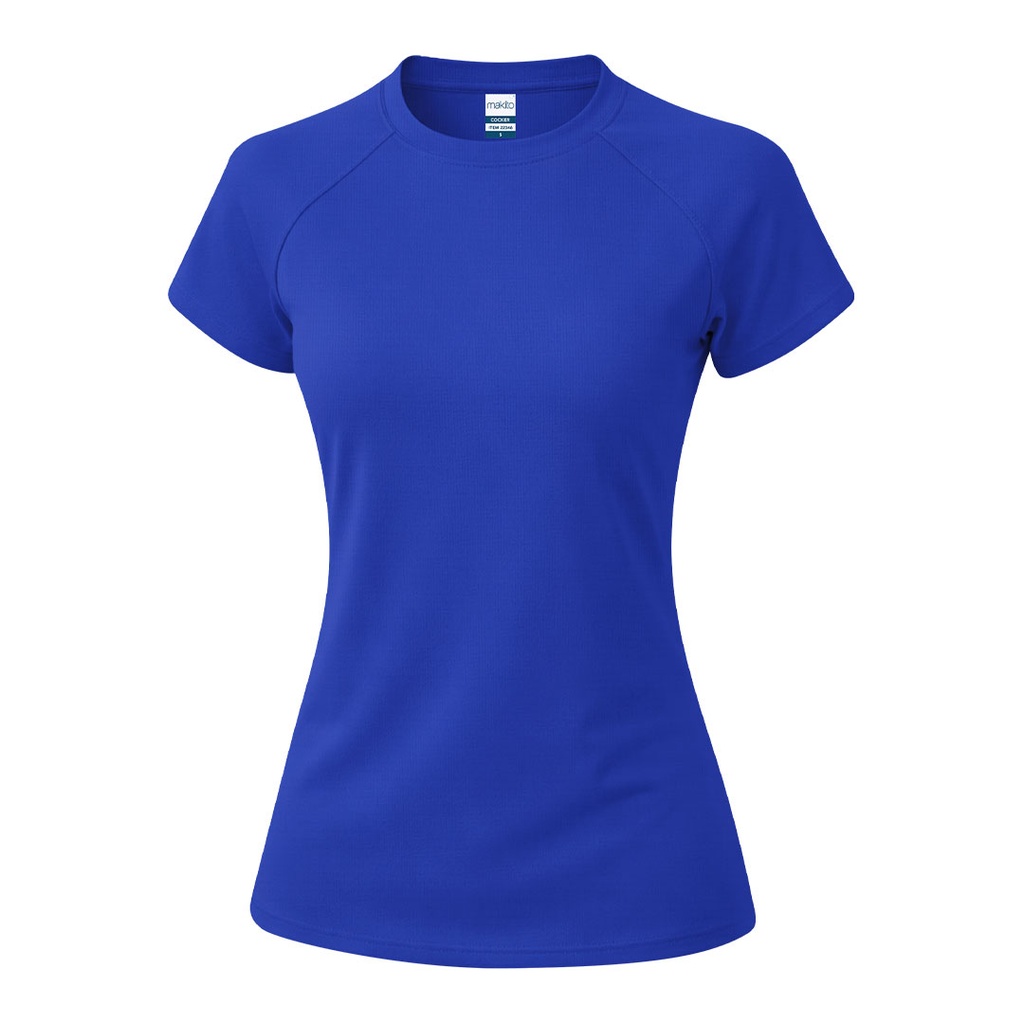 [22346AZULS] Camiseta Mujer Cocker (AZUL - AZUL, S)
