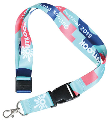 [SU24X] Lanyard Sulfo Sublimación 15 X 450 Mm Enganche Metálico + Click Clack + Cierre Seguridad