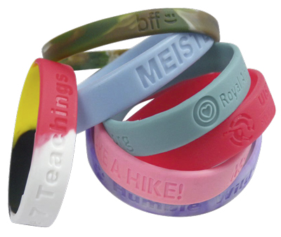 [SI17X] Pulsera Silicona Simar Con Bajo-Relieve Sin Impresion