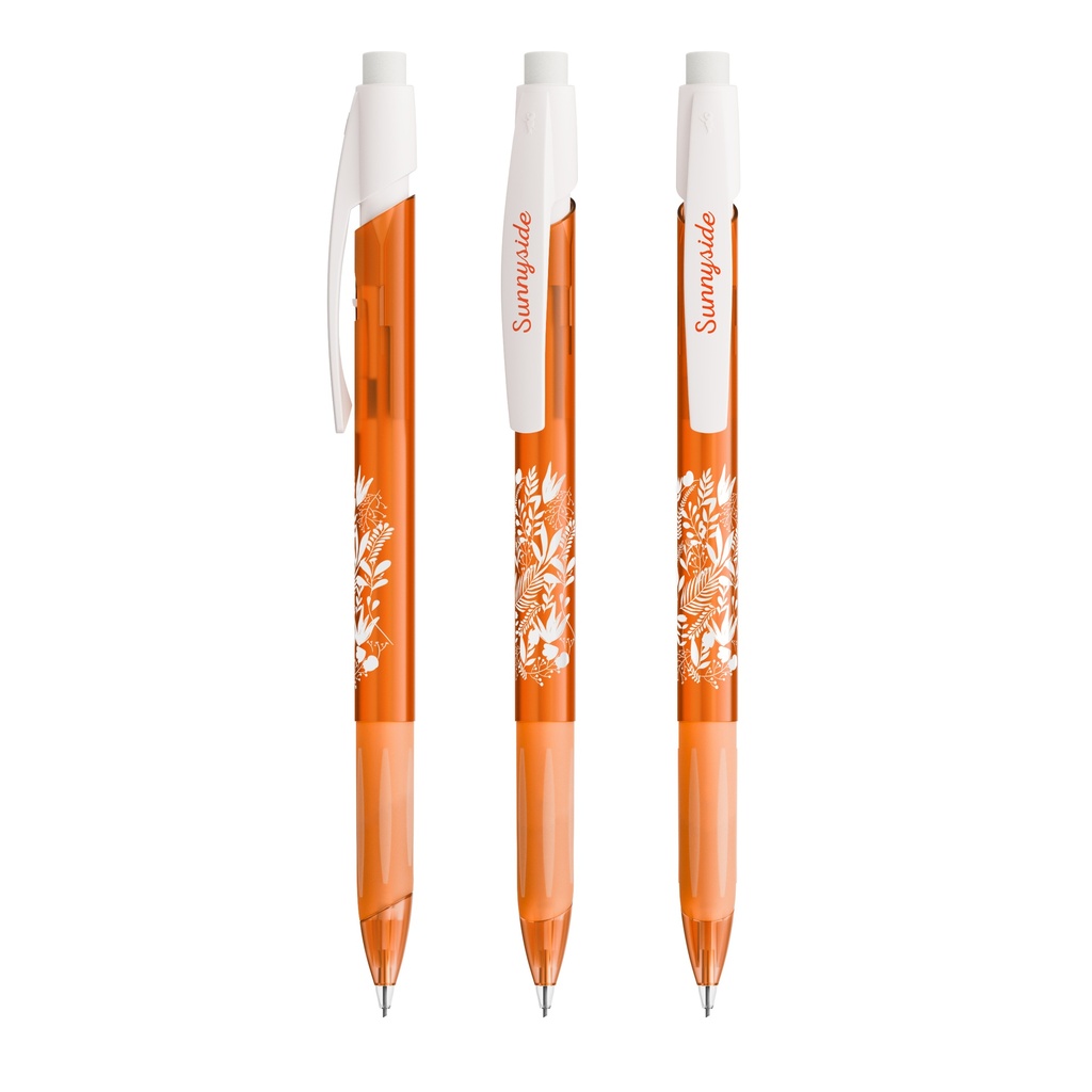 Portaminas BIC® Media Clic Grip (Clip-Blanco-01-Opaco, Cuerpo-Blanco/Blanco Translúcido-01/69-Opaco)