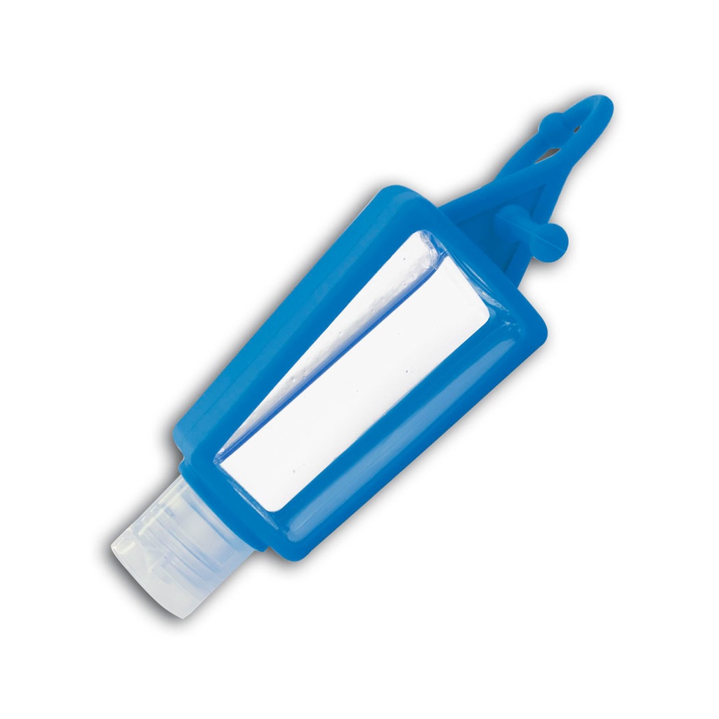 [MU15C] Botella Musty Para Gel Con Enganche De Silicona (C-Cyan)