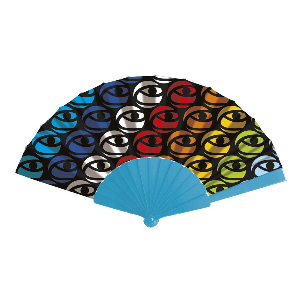 Abanico De Plastico+Tela Sublimable Asplas