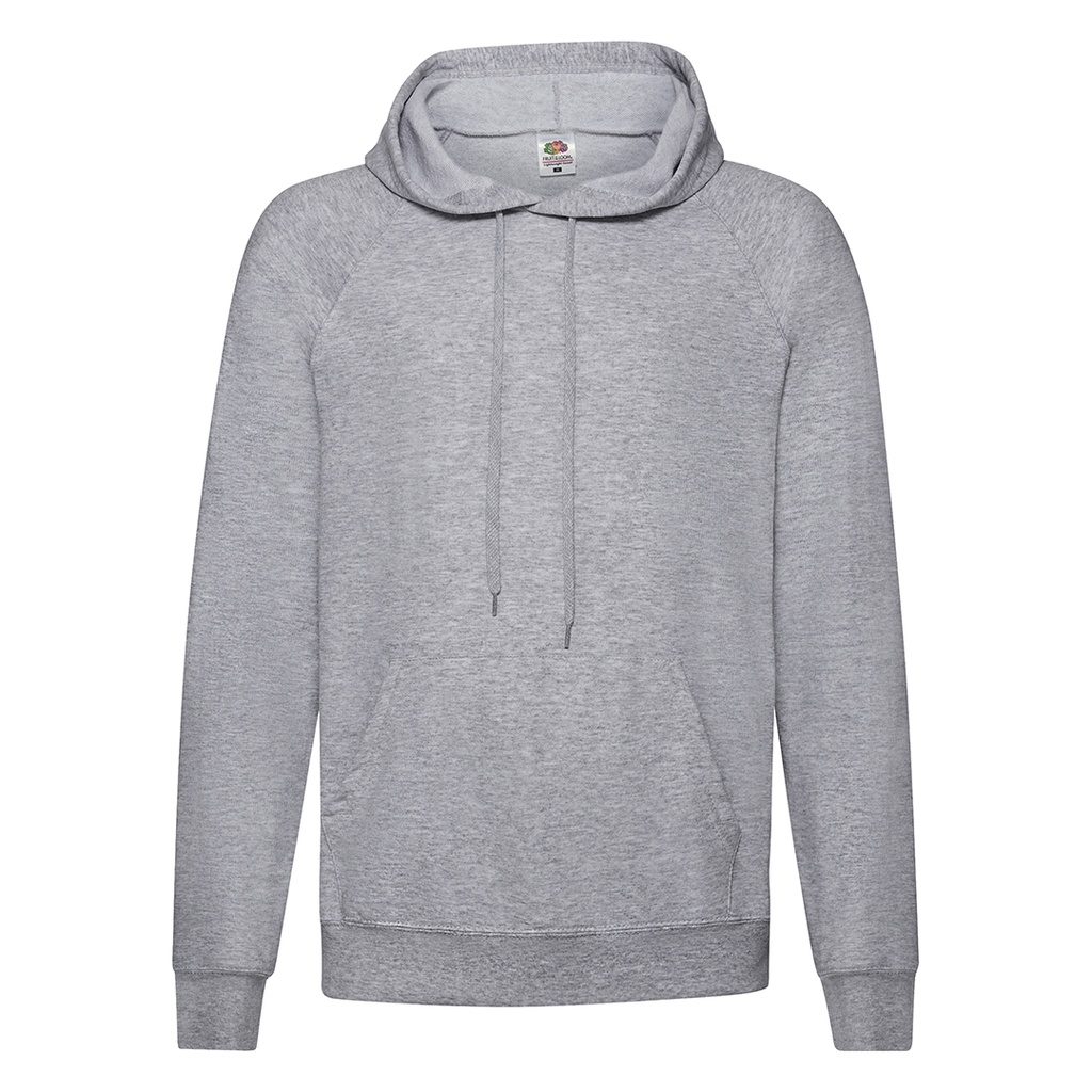 [1335GRIM] Sudadera Adulto Lightweight Hooded S (GRI - GRIS, M)