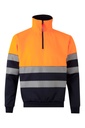 305703 Sudadera Bicolor Cremallera Rs