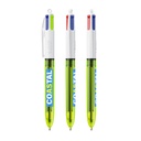 Bolígrafo BIC® 4 Colours Fluo